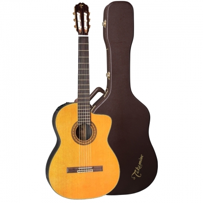 Violão Takamine TC132SC Natural Brilhante Nylon Com Case 