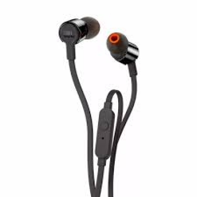 Fone de Ouvido JBL T210 Preto Com Fio