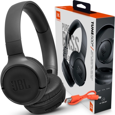 Haedphone JBL Sem Fio T500bt Preto