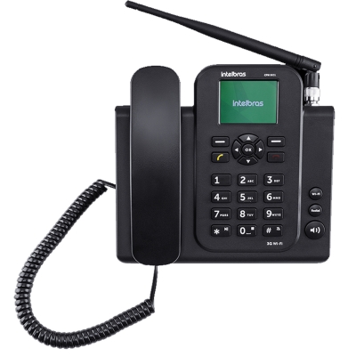 Telefone Rural Intelbras CFW 8031 3G Com Roteador Wifi 