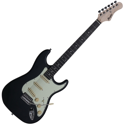 Guitarra Memphis Stratocasterc MG30 / MG-30 Preto Satin