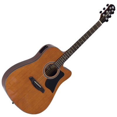 Violão Elétrico Aço Strinberg SD25 MGS Folk Fosco Mahogany