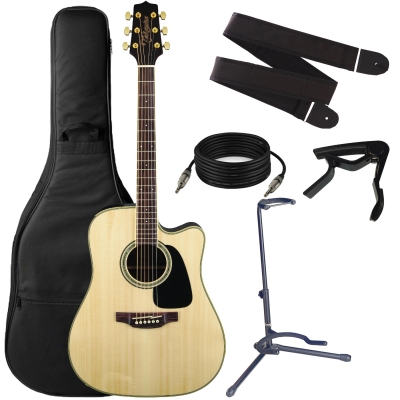 Violão Folk Takamine GD51Ce Natural + Capa + Suporte +Brinde