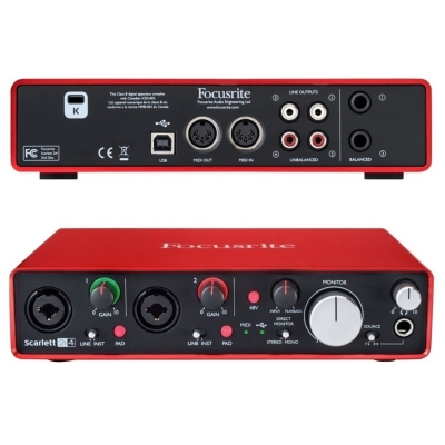 Interface de Áudio Scarlett 2I4 2ND 2 Geração